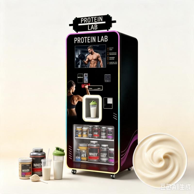 맞춤형 단백질 쉐이크 자판기 스마트 음료 디스펜서 신선 - Nutrition Fitness Gym 리뷰 및 가격